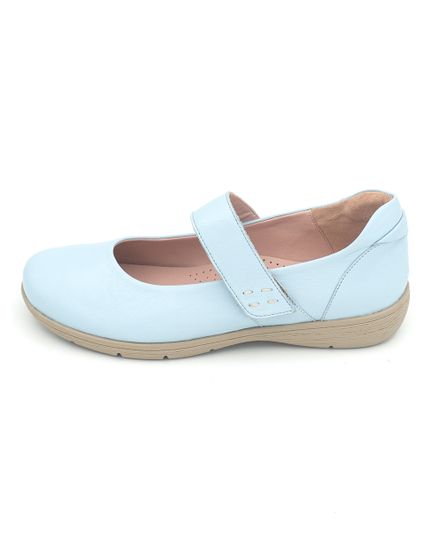 1102 Женские балетки (Светло-синий)