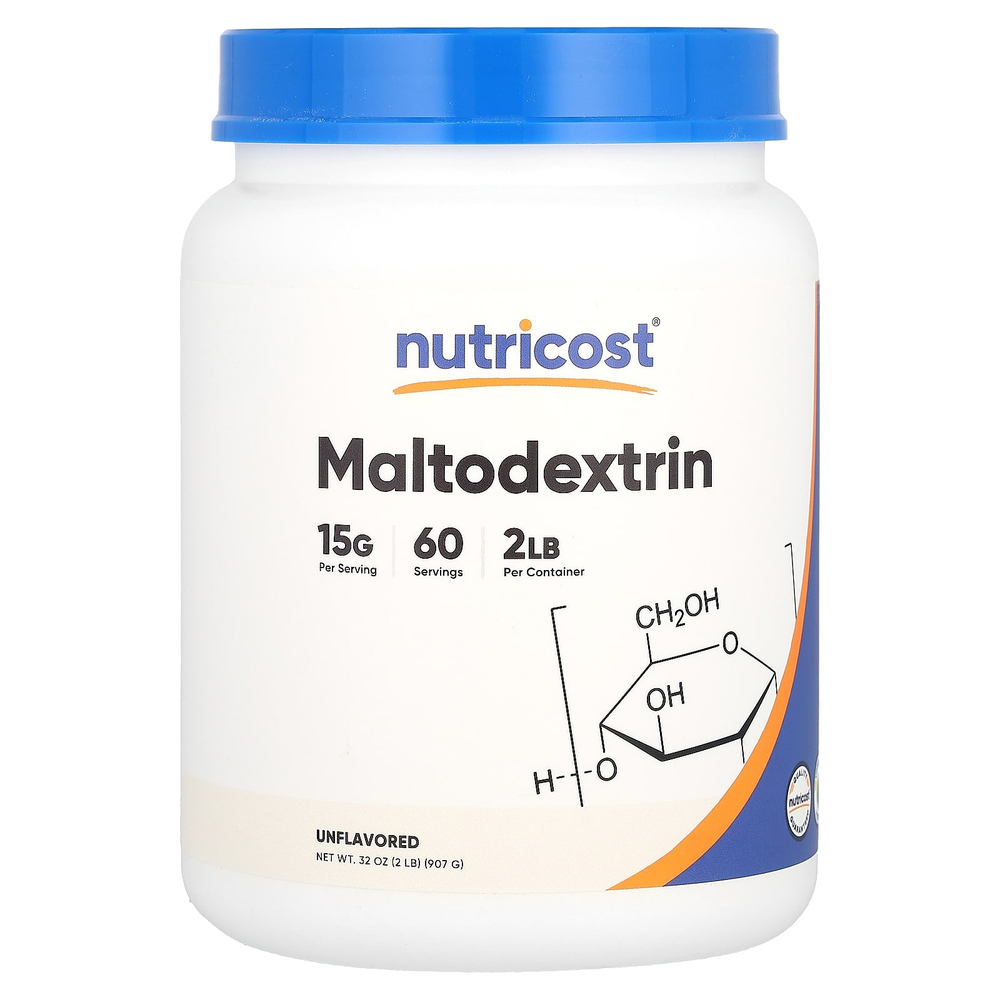 Nutricost, мальтодекстрин, без добавок, 907 г (32 унции)