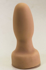 Анальная пробка LOVETOY телесная, овальный ствол, 11,5 см