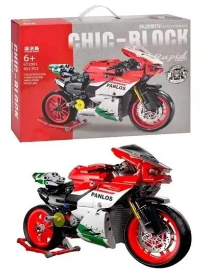 Конструктор Мотоцикл Ducati Дукати Панлос 803 детали 672001
