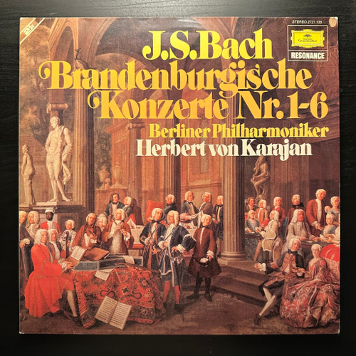 Бах - Бранденбургские концерты № 1–6 2LP (Германия 1976г.)