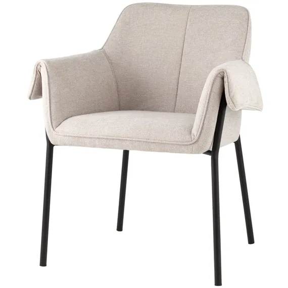 Стул-кресло Luras бежевая рогожка