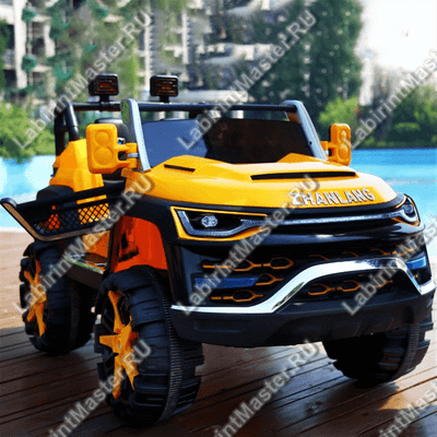 Детский электромобиль "Jeep Safari оранжевый"