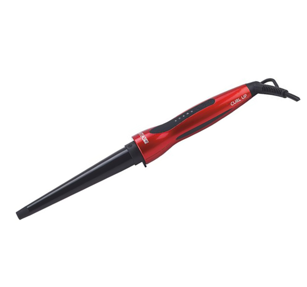 Плойка д/волос DEWAL Curl Up конус, титан+турм. с терморег. 60Вт 19-32мм