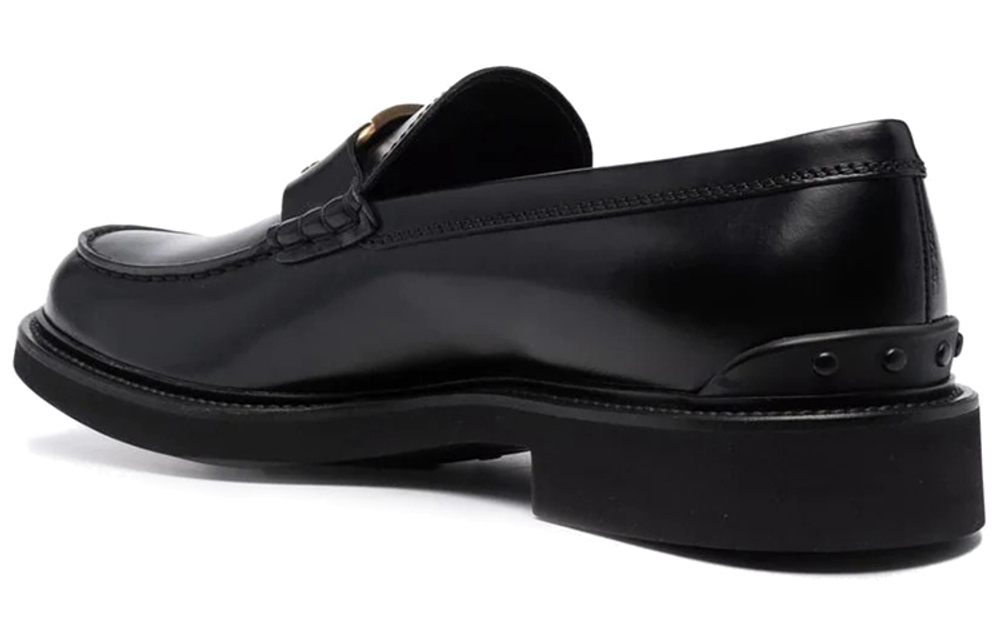 TOD"S T Timeless Logo Plaque Loafers