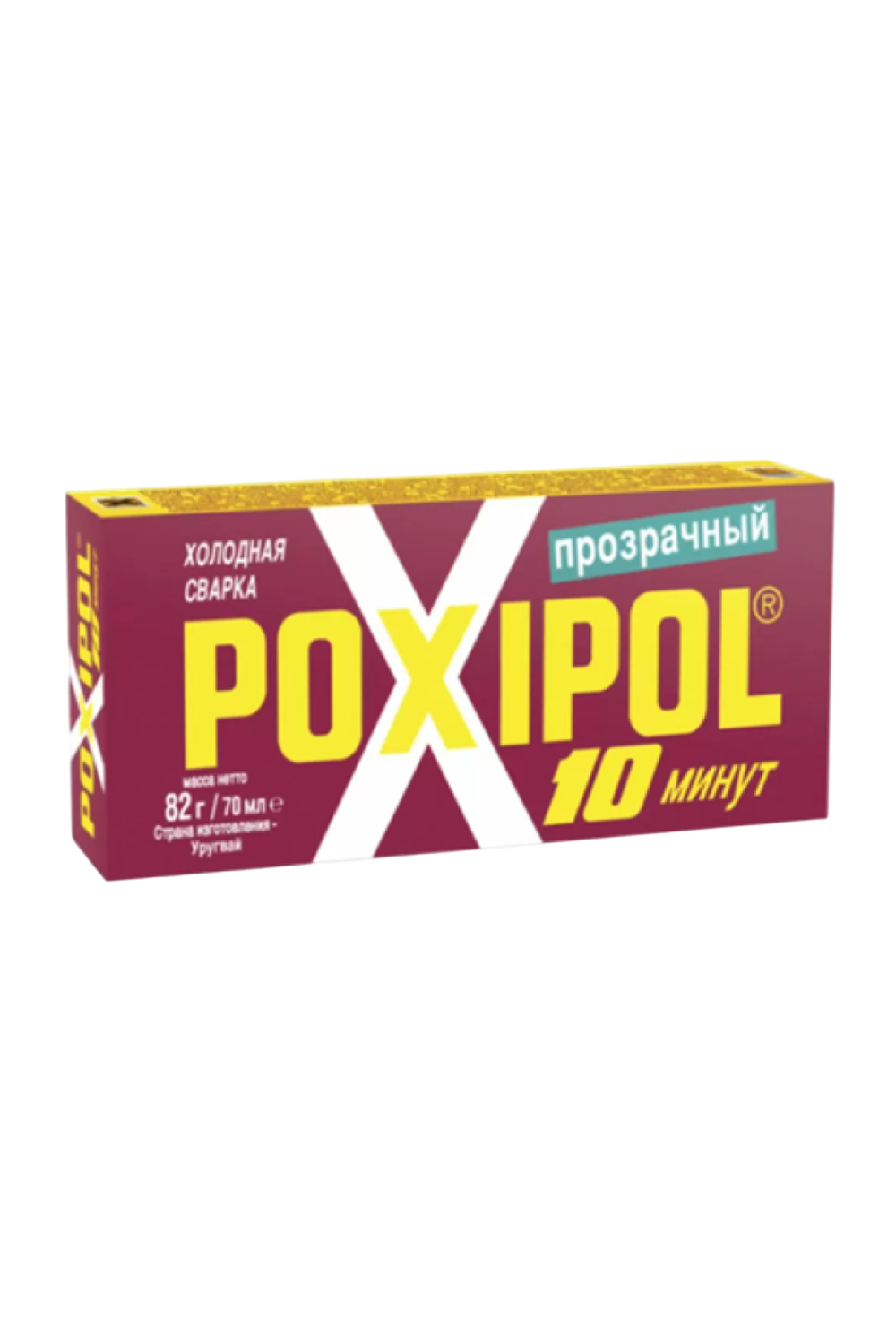 Клей (холодная сварка) "POXIPOL" прозрачный 14 МЛ (6/60/240)