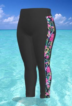 Купальный костюм 17260-17268 тропические цветы