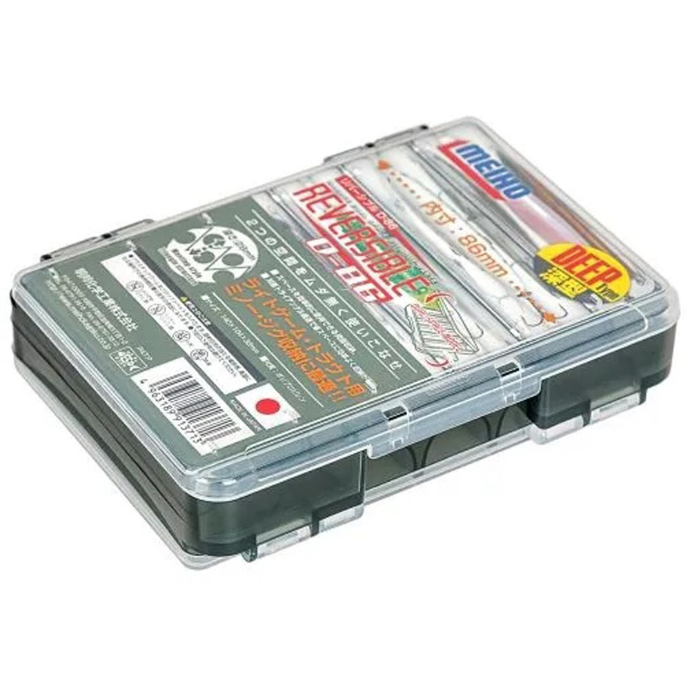 Коробка для рыболовных принадлежностей Meiho REVERSIBLE D-86 Black