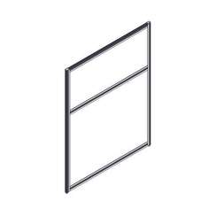 Секция  RAND комбинированной перегородки RP115SL90  900х22х1115