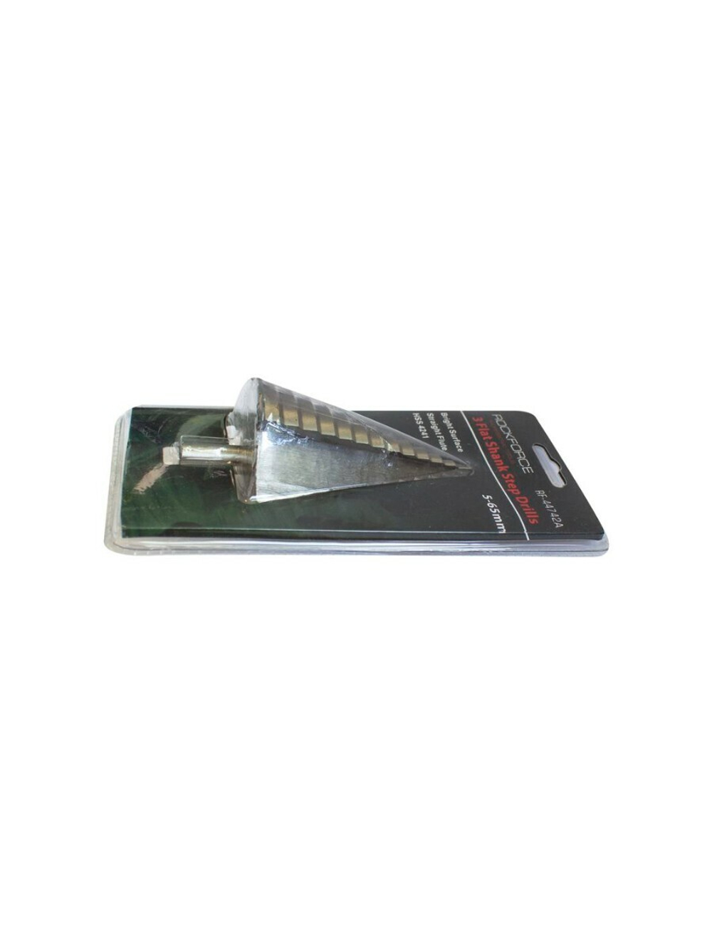 Сверло ступенчатоеHSS4241( 5-65мм)в блистере RockForce##Rock FORCE RF-44742A
