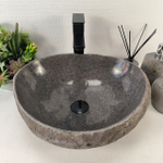 Раковина из речного камня RS-65457 46*39*15 0861