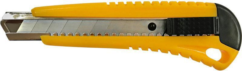 Нож канцелярский 18мм желтый (DOLCE COSTO)