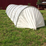 Парник грядочный Урожайная сотка 10 дуг 6м, укрывной материал 25гр/м2