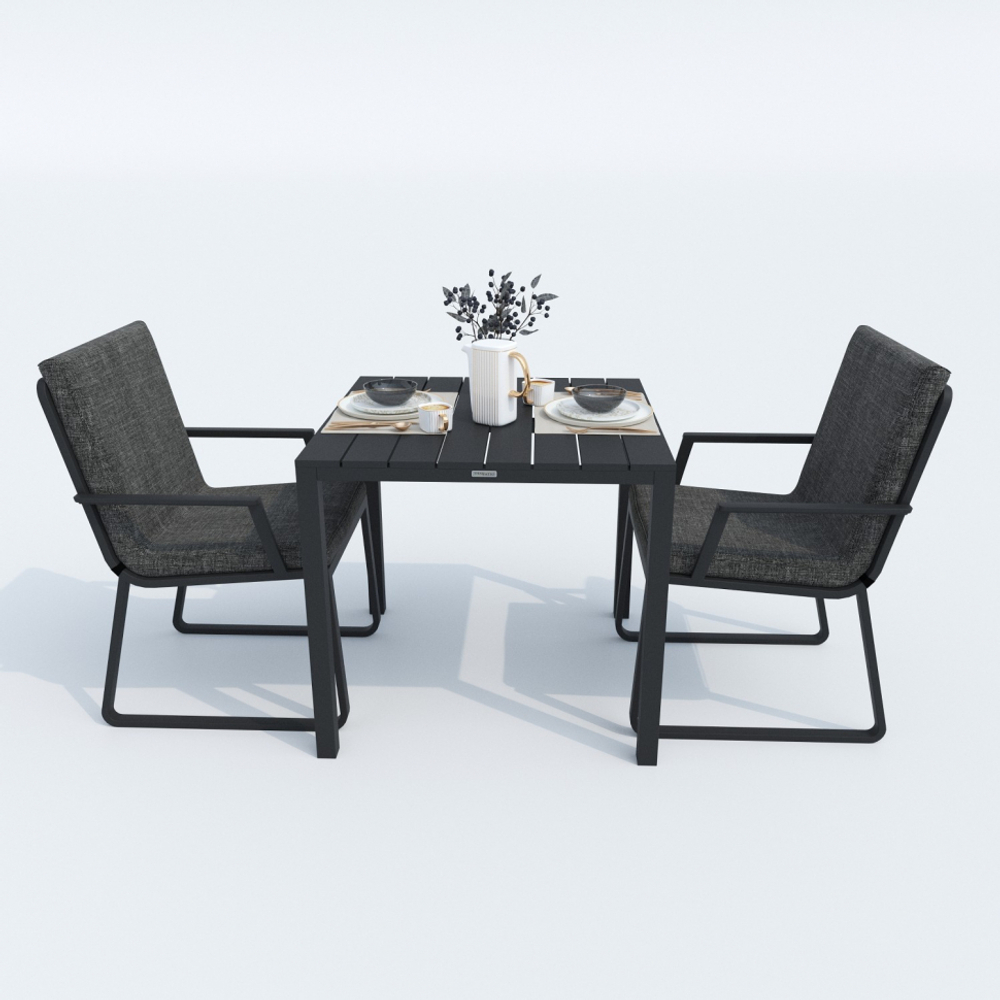 Стол обеденный Ideal Patio ДОЛЛА алюминий 80х80 см (4 ножки)