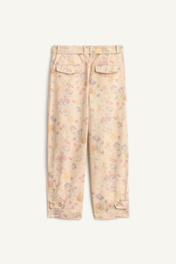 ZARA БРЮКИ ИЗ 100% ХЛОПКА, С ПРИНТОМ