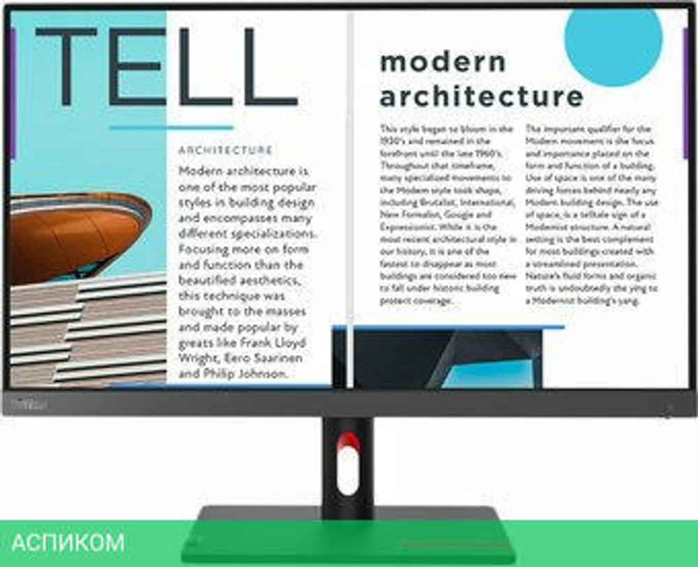 Монитор Lenovo ThinkVision S25e-30 63E0KAT4EU