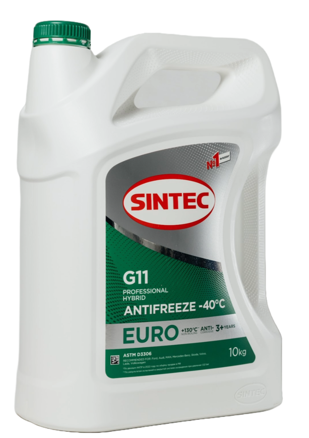 Антифриз Sintec Euro зеленый 10кг