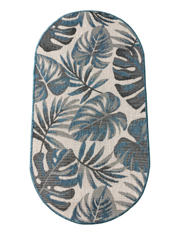 Циновка Kair S126 Blue Овал