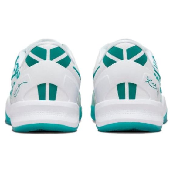 NIKE Kobe 8 Баскетбольные кроссовки Низки Бело-зеленые Унисекс