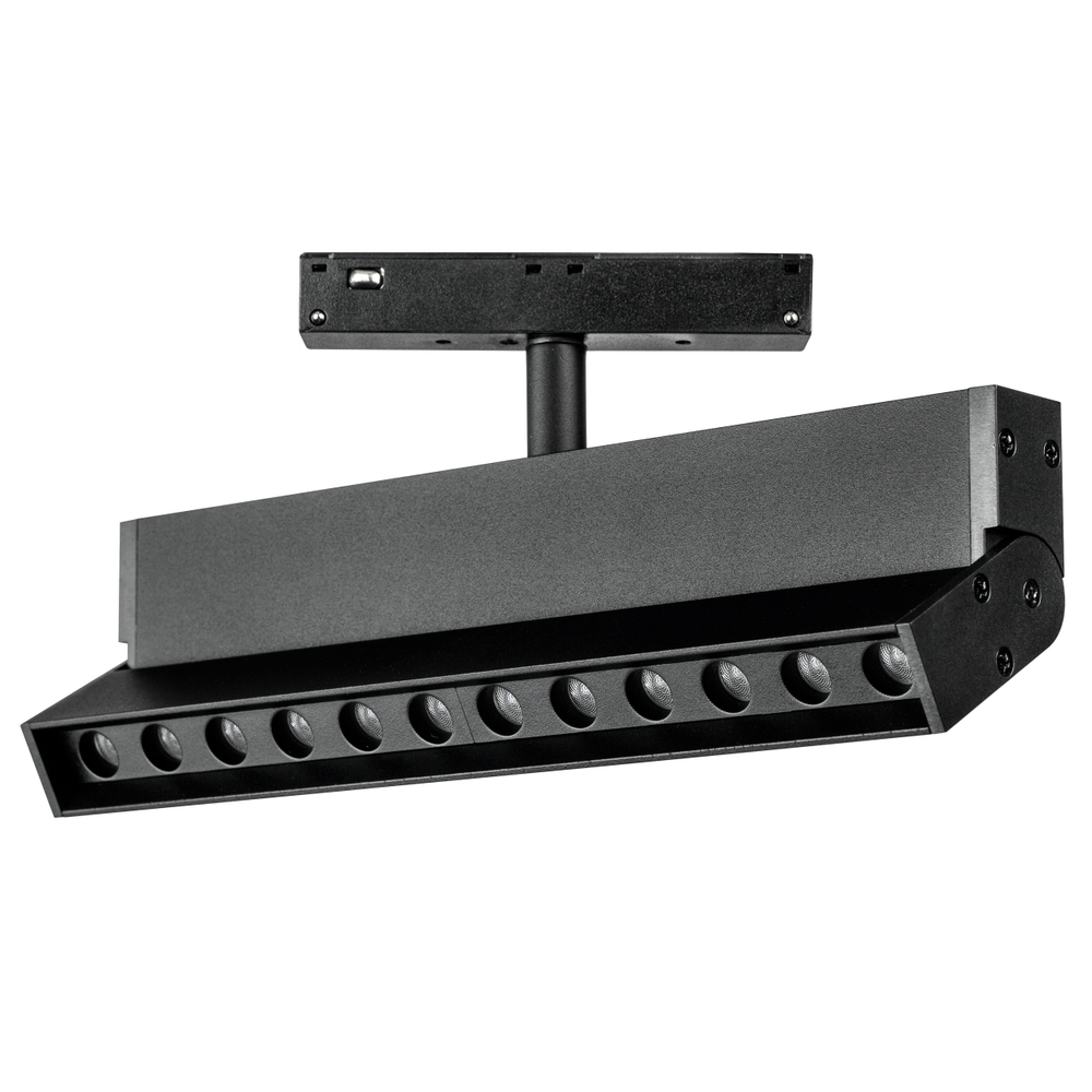 259047 Светильник 48V поворотный д/трека UNO LED 12W 800LM 24G ЧЕРНЫЙ МАТОВЫЙ 4000K