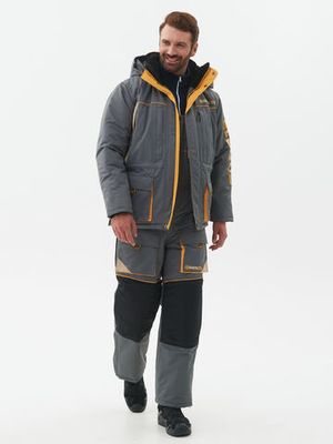 Костюм зимний Elbrus ткань Hit Membrane цвет Серый/Банан
