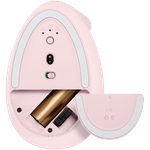 LOGITECH Lift Bluetooth Vertical Ergonomic Mouse - ROSE/DARK ROSE