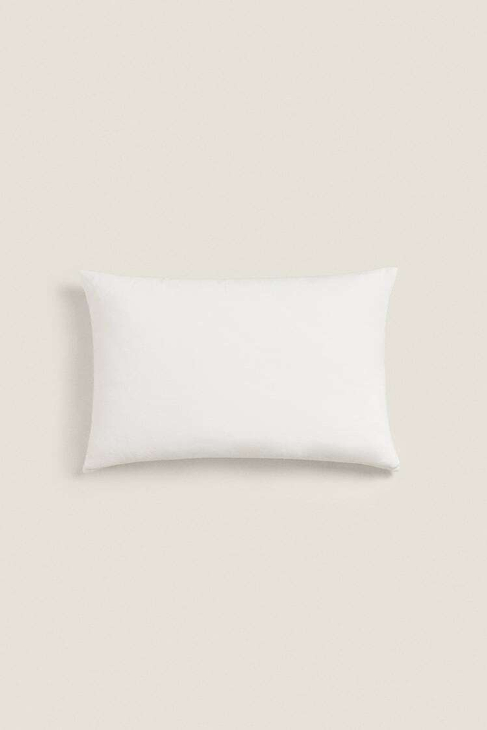 ZARA HOME ЛЬНЯНОЙ ЧЕХОЛ ДЛЯ ДЕКОРАТИВНОЙ ПОДУШКИ, БЕЛЫЙ