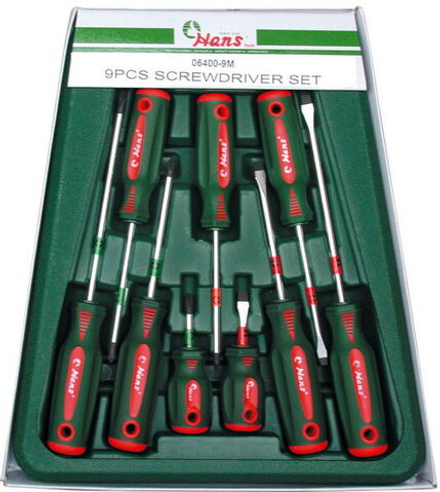Набор отверток шлицевых Hans, 06400-9M