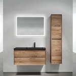 Тумба подвесная под раковину правая Sancos Marmi 2.0, дуб чарльстон 995х445х520