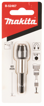 Магнитный держатель с зажимным патроном 60мм Makita B-52467 60 мм 1/4\"