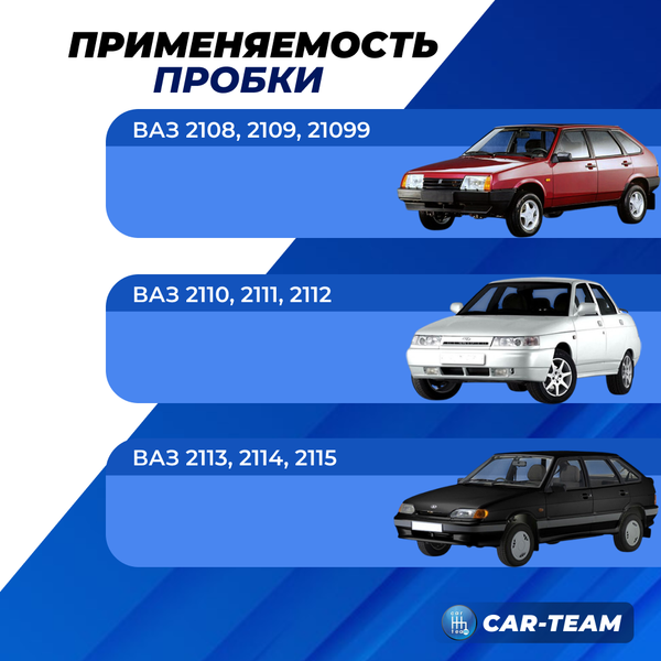 Пробка расширительного бачка "Рысь" с двумя клапанами на ВАЗ 2108-21099, 2110-2112, 2113-2115, Лада Калина, Приора, Гранта, Датсун