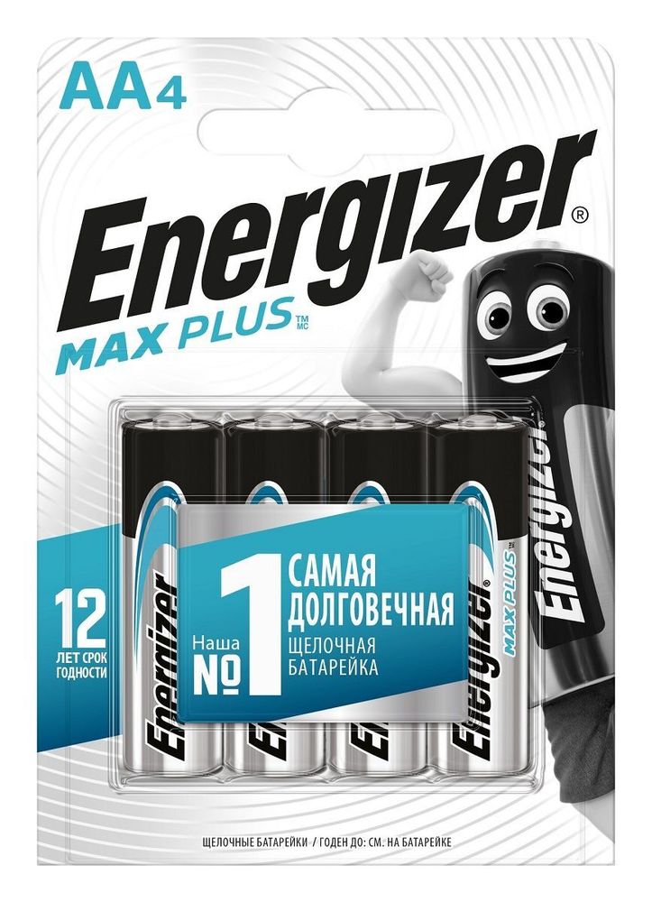 Батарейки Energizer Max Plus LR03/E92 AAA 1.5V - 4 шт.