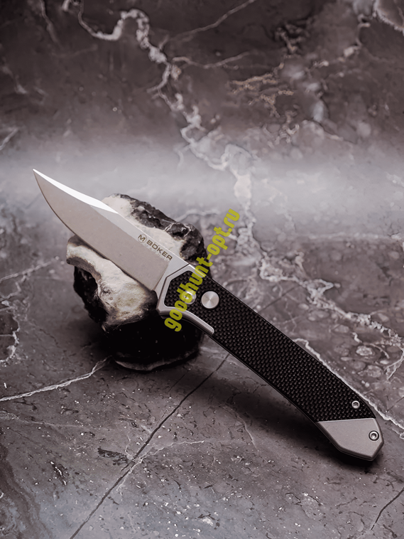Тактический складной автоматический нож BOKER MAGNUM Черный