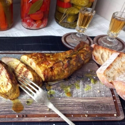 Набор подставок под кружку Бирдекель 4шт 9.5см ComposeEat Fashion дуб мореный