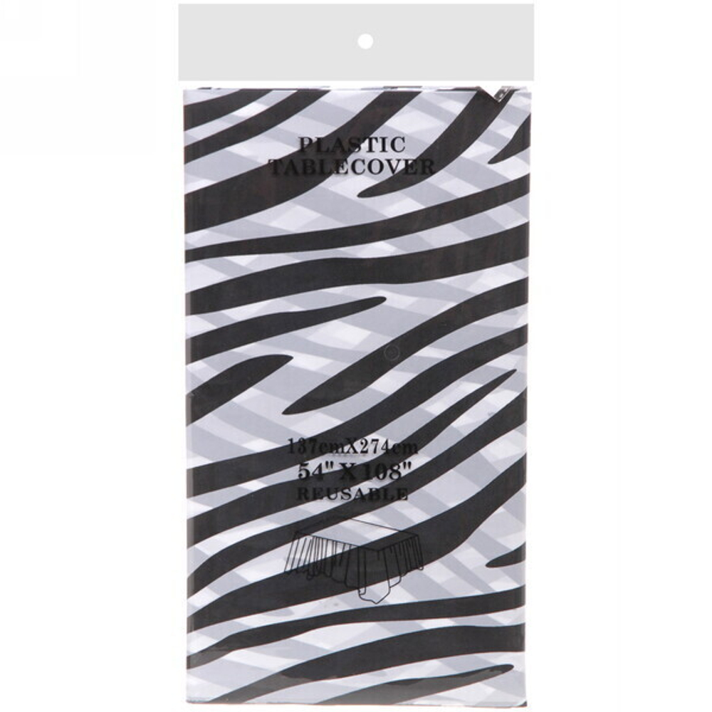 Скатерть «Realist-Зебра» 137*274см, пвх