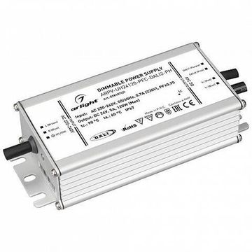 Блок питания 028107(2) ARPV-UH24120-PFC-DALI2-PH (24V, 5.0A, 120W) Arlight