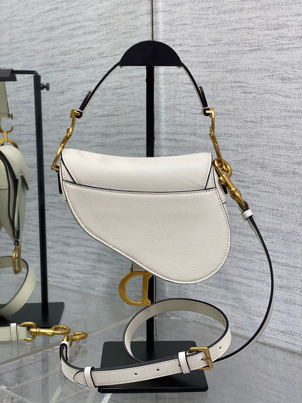 Christian Dior Small Saddle Bag with Strap