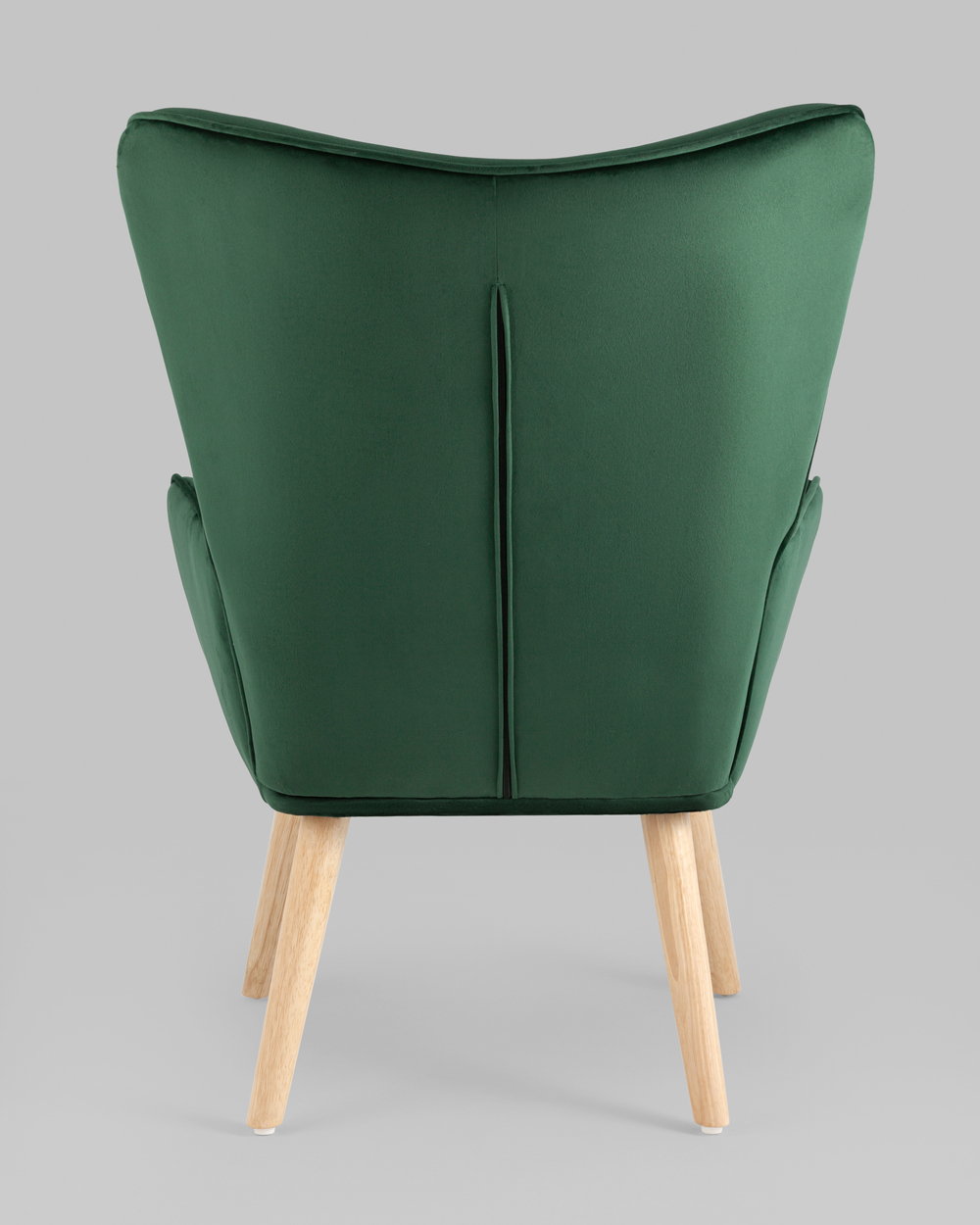 Кресло Хью велюр темно-зеленый