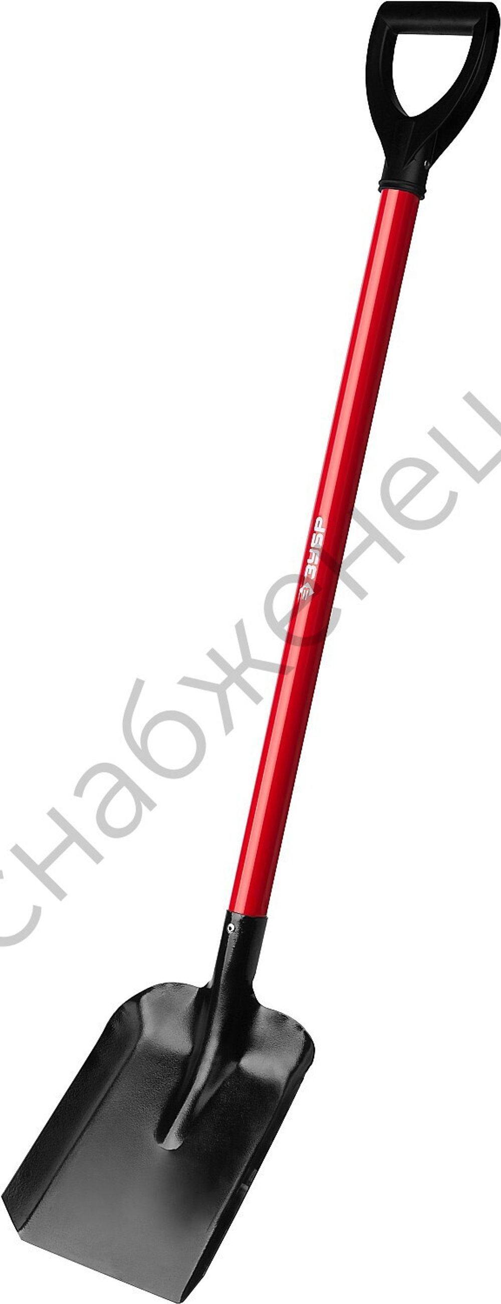 ЗУБР МАСТЕР, 270 х 220 х 1180 мм, полотно 1.5 мм, стальной прямой черенок с рукояткой, тип ЛСП, совковая лопата (39524)