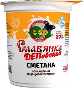 БИОСМЕТАНА СЛАВЯНКА ДЕПОВСКАЯ 20% 400ГР ДЕП