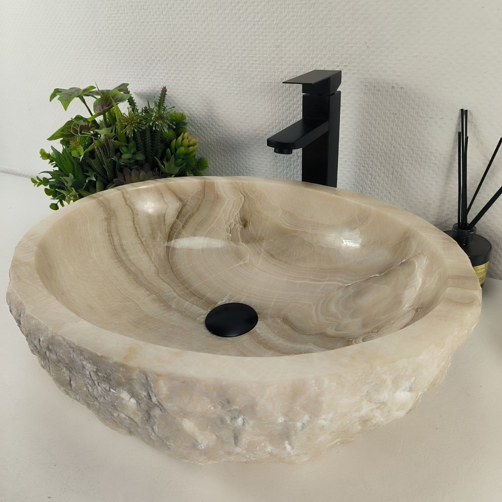 Раковина из оникса Erozy White EO-64284 53*43*15 0213