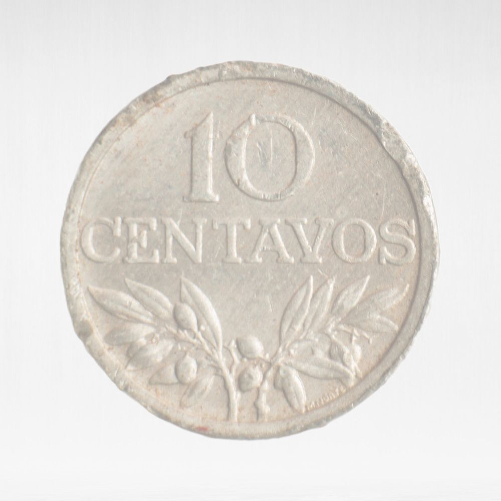 Portugal, 10 Centavos, 1977, VF