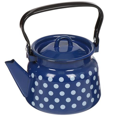 Чайник сталь, эмал, 2.3 л, ручк металл, Сиб товары, в асс, С2714.4*75/.К*75/ЯР*75/.Б*75