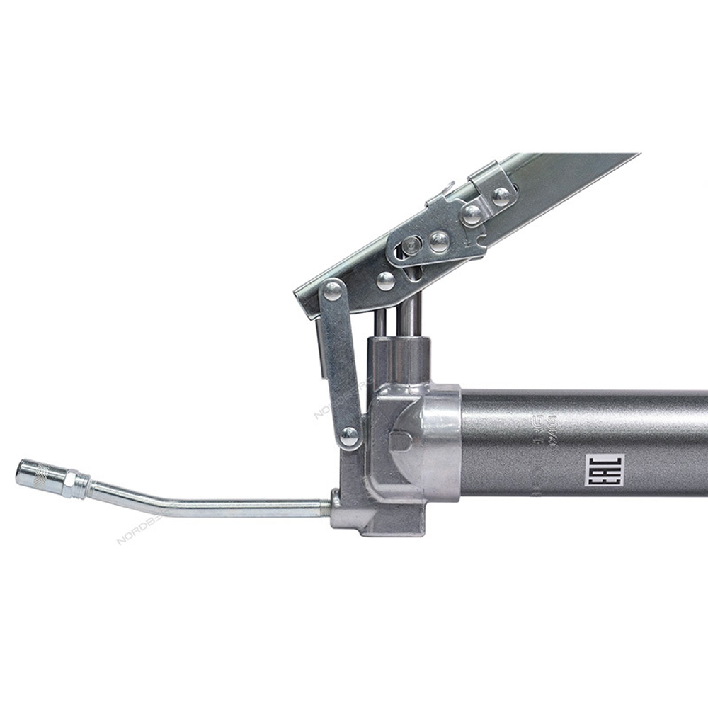 NORDBERG PRO (NO2403) Шприц 2-х плунжерный для густой смазки, с переключением плунжеров, 400мл