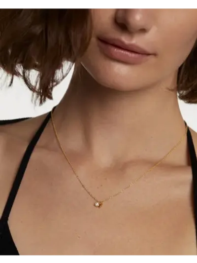 Колье Water серебро 925 пробы покрытое золотом