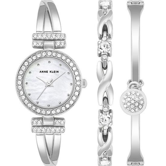 Женские часы Anne Klein AK/1869SVST (В наборе)