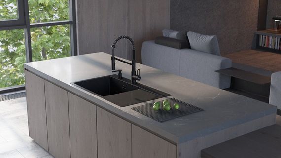 Мойка Akisame 86-GB-L Side(арт.4997043)