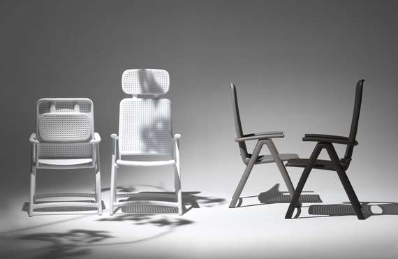 Стул пластиковый складной Acquamarina, тортора