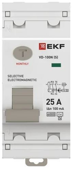 УЗО  EKF E1026MS25100