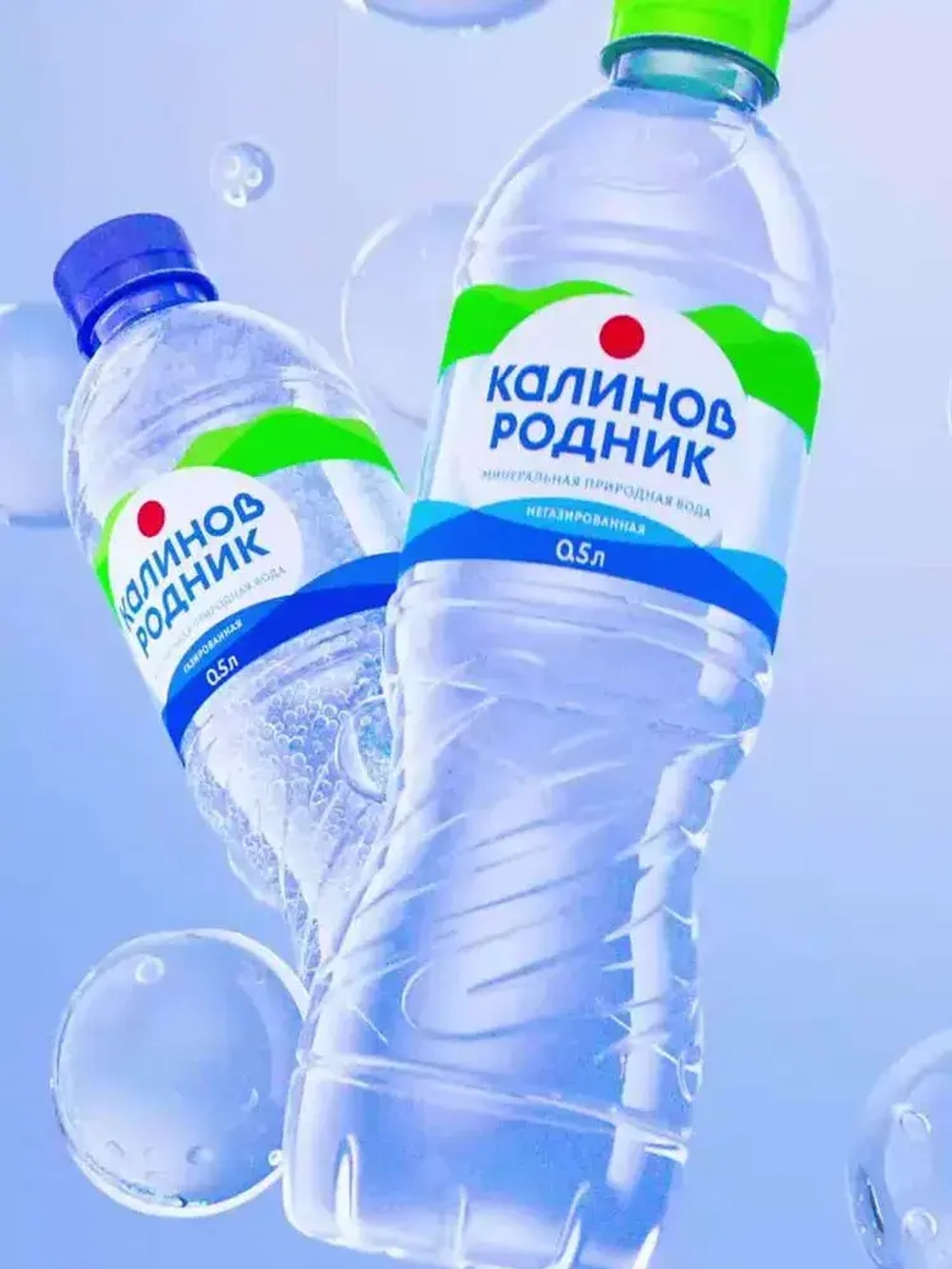 Вода газированная Калинов Родник минеральная, 6 шт х 1 л